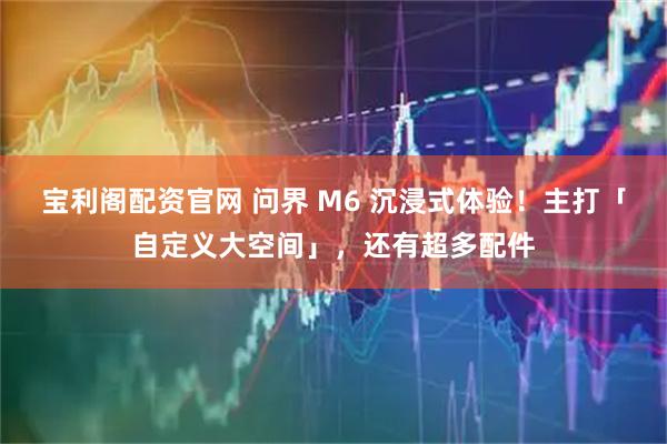 宝利阁配资官网 问界 M6 沉浸式体验！主打「自定义大空间」，还有超多配件